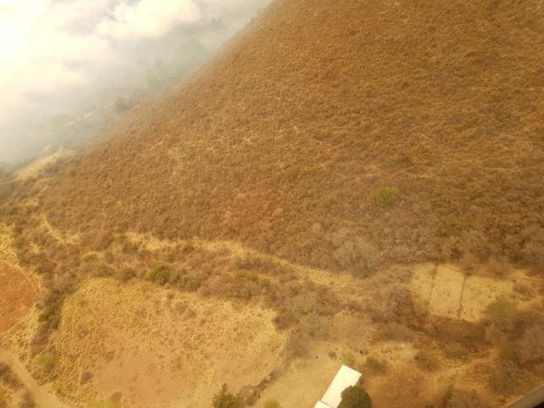 Foto: Facebook bomberos voluntarios de La Cumbre