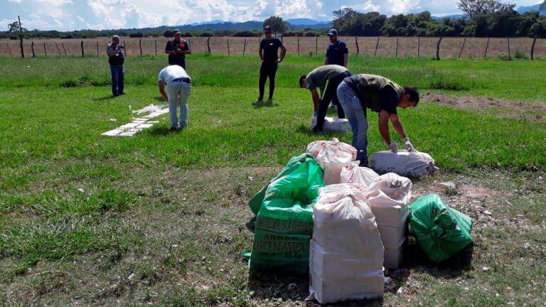 Narcos en Rosario de la Frontera. (Gendarmería Nacional)