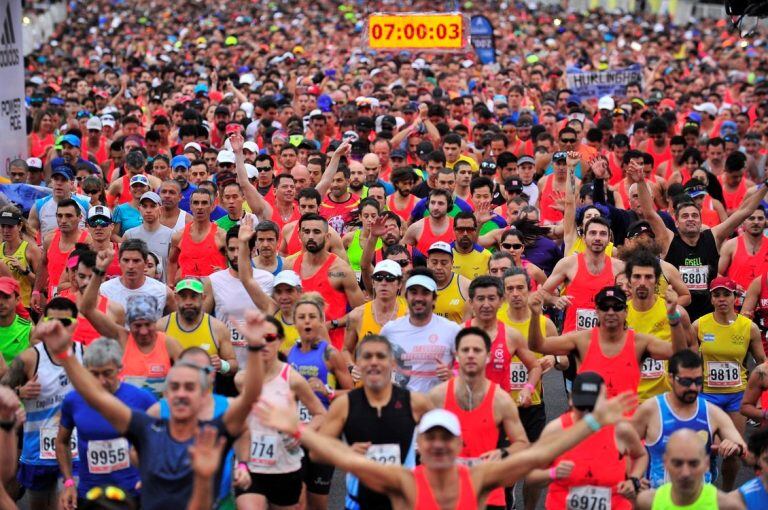 Maratón 42K de Buenos Aires. (Foto: Clarín)