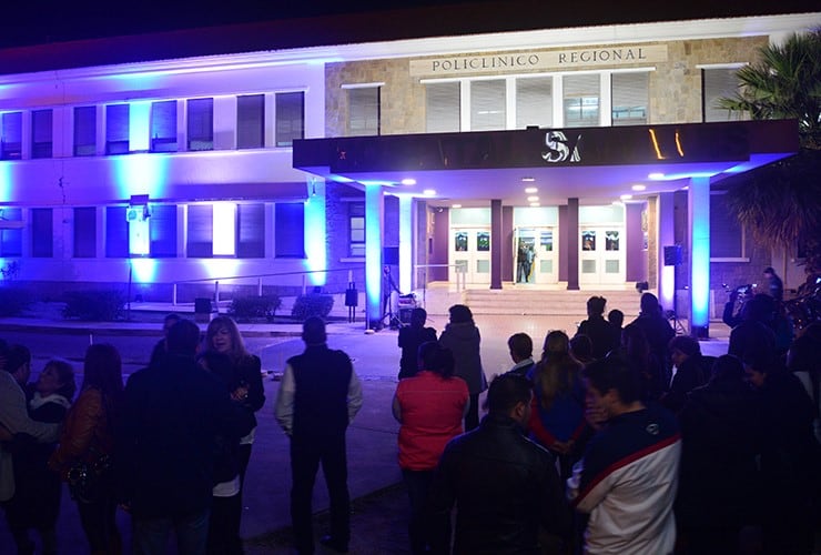 Homenaje a la Patria en el Hospital de San Luis.