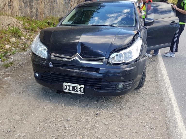 Accidente vial en Ushuaia.