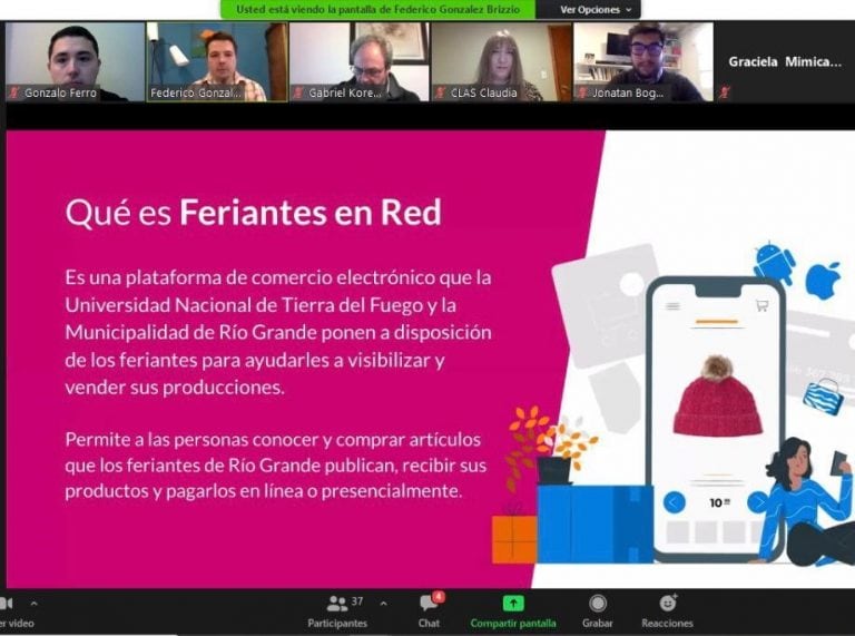 Plataforma "Feria Virtual".