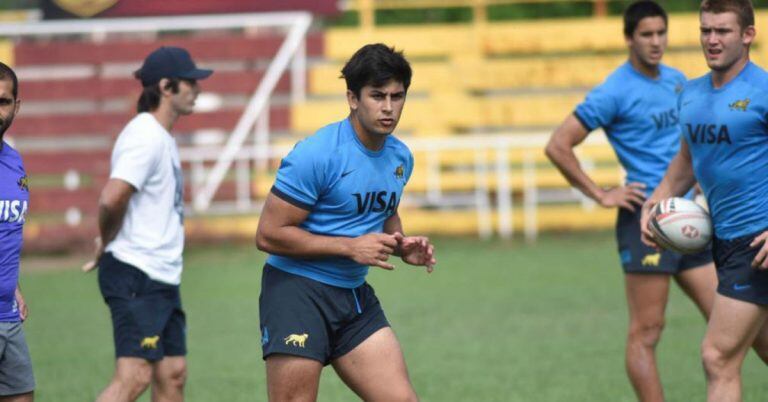 Julián Quetglas, integrante del seleccionado de rugby seven.