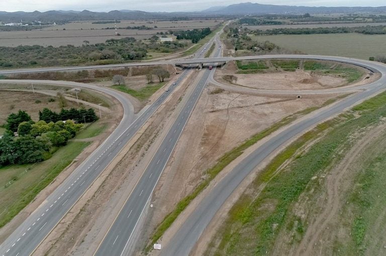 Se reasfaltaó un tramo de la C45 entre Ruta 20 y Alta Gracia.