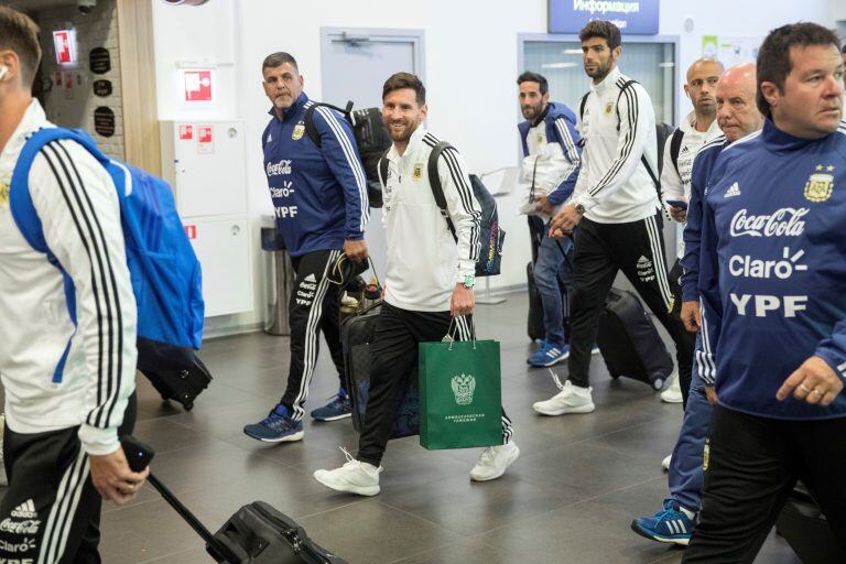 Argentina llegando a Rusia