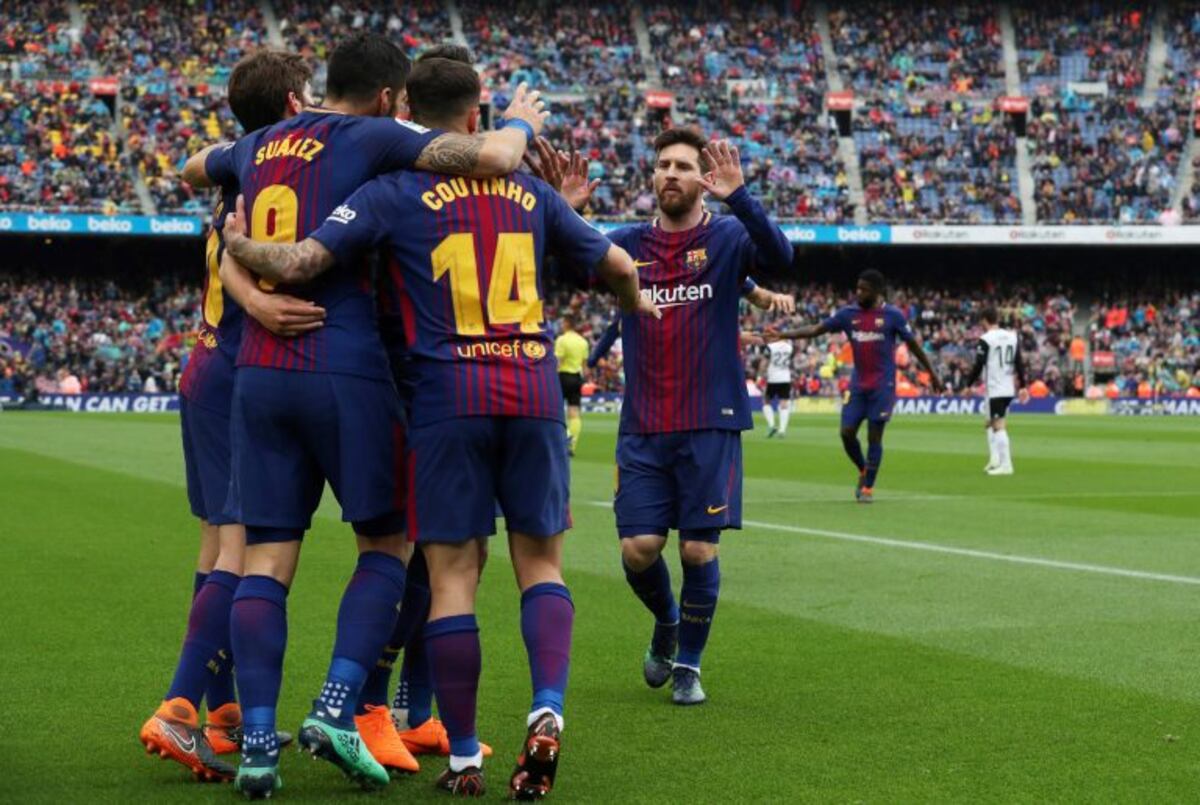 El Barcelona se repuso de la eliminación en la Champions con un triunfo ante Valencia