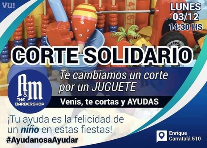 Peluqueros solidarios