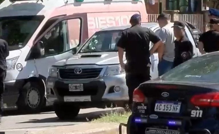 La víctima fue acribillada en Wilde esquina San Lorenzo. (Captura de pantalla)