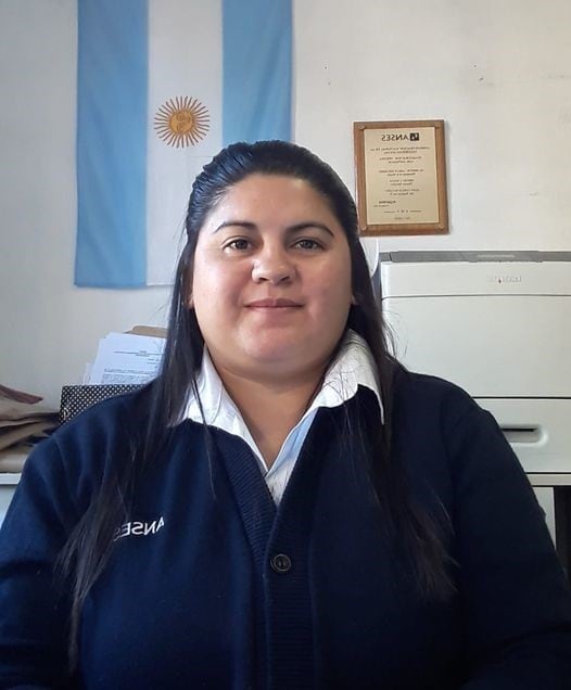 Olga Pérez, Gerente de la Oficina de la ANSES, Los Antiguos