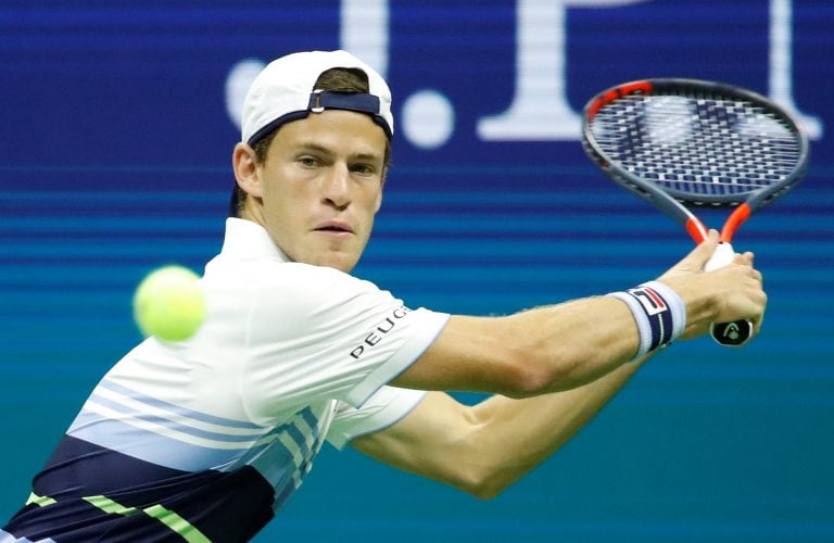 Diego Schwartzman en Flushing Meadows (Foto: EFE).