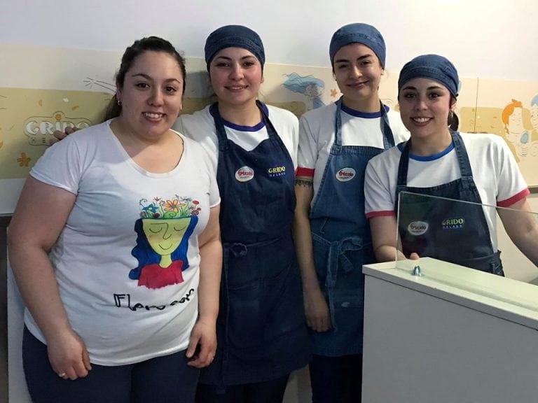 Melisa Cerda, Julieta Cerda, Sabrina Pastor y Jessica Sosa