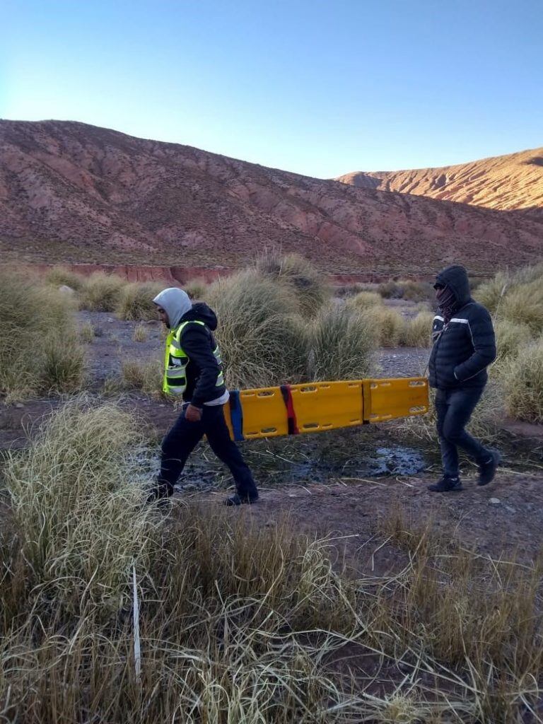 Encontraron muerta en los cerros a la pastora de 81 años. (Policía de Salta)