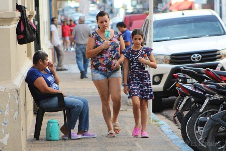 Calor sofocante en Corrientes.