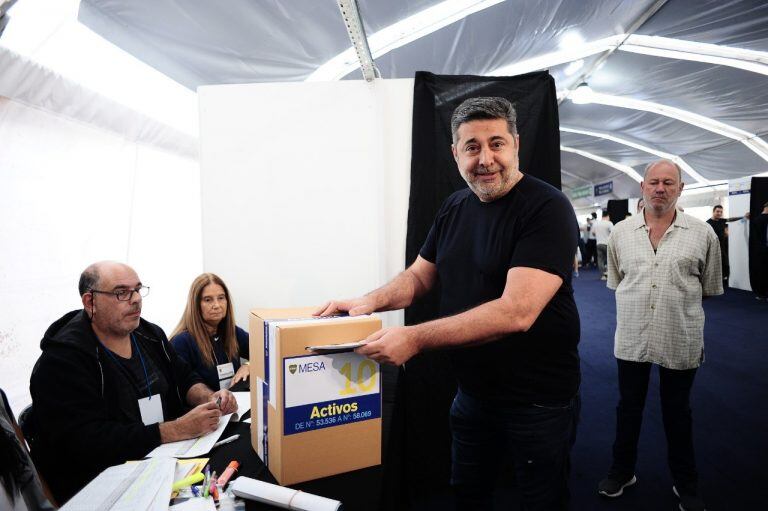 Elecciones en Boca. Angelici (Foto:Clarín)