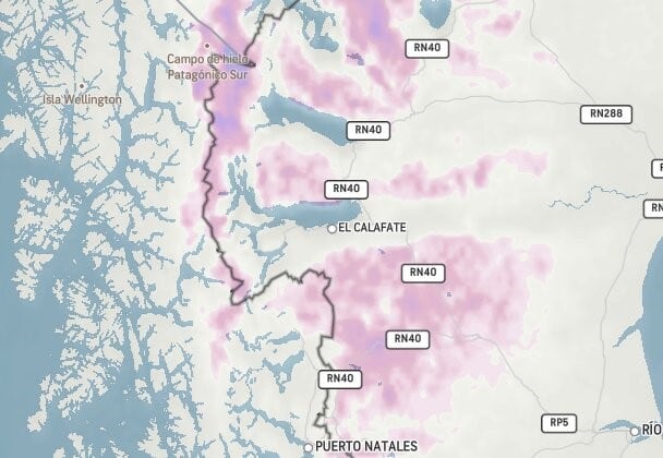 Clima en El Calafate.