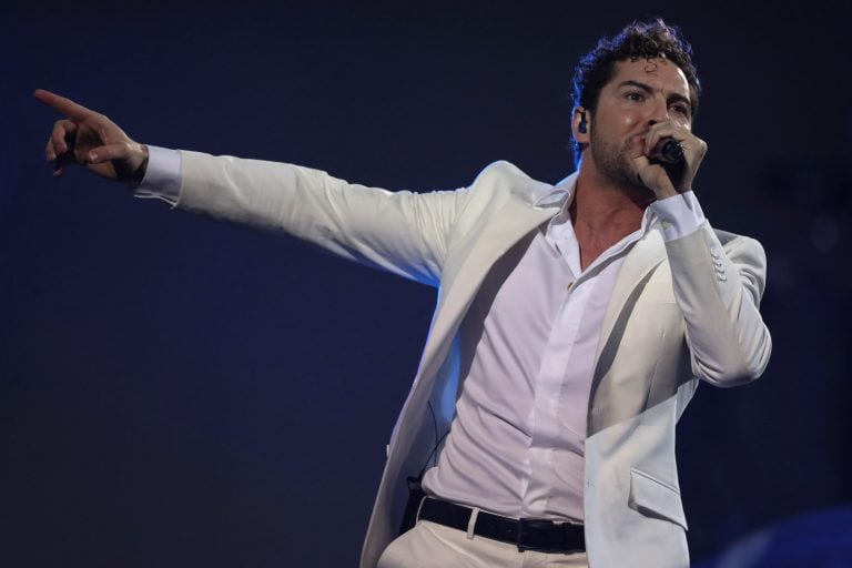 La presentación de David Bisbal en Venezuela. (Foto: EFE)