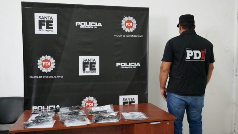 PDI secuestró armas en un allanamiento en el sudoeste de Rosario