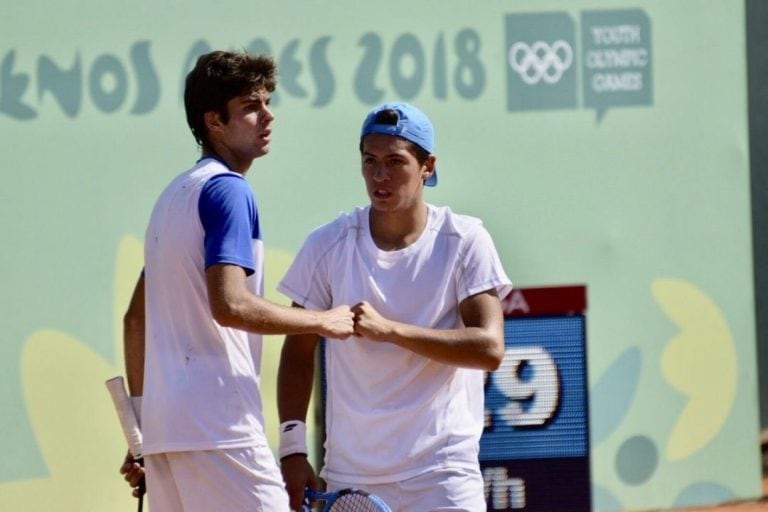 Báez y Acosta van por la medalla de oro en Tenis (Foto: COI)