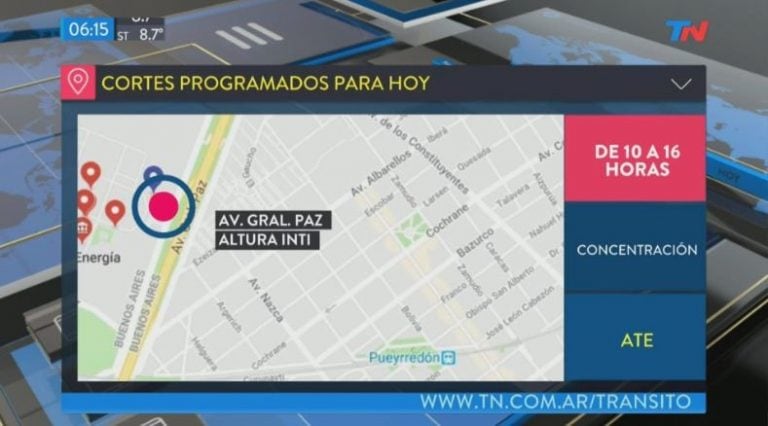 A las 10, concentración en Av. Gral. Paz 5445, altura INTI.