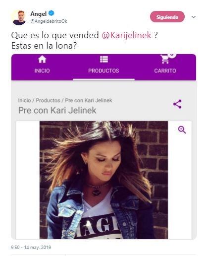 Ángel de Brito chicaneó a Karina Jelinek en Twitter