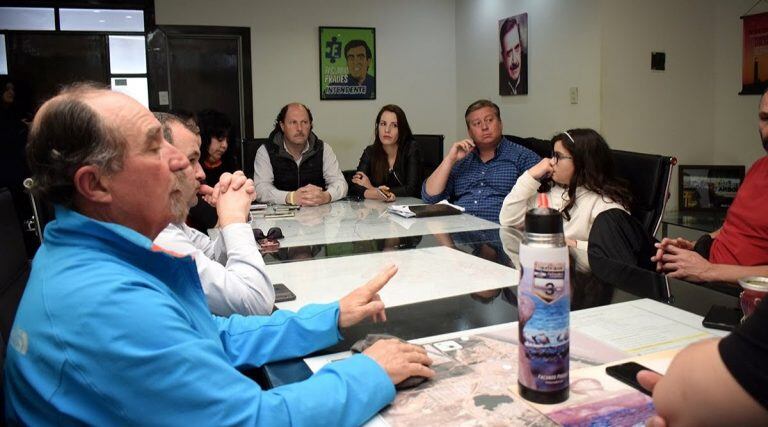 reunión del Intendente con ambientalistas