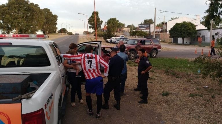 Los conductores de los otros vehículos resultaron ilesos