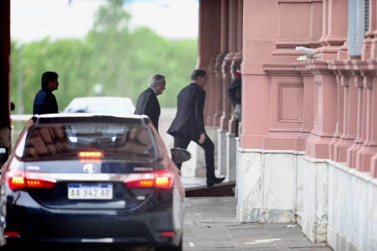 Mauricio Macri y la cúpula del oficialismo se reúnen en Casa Rosada. (Clarín)