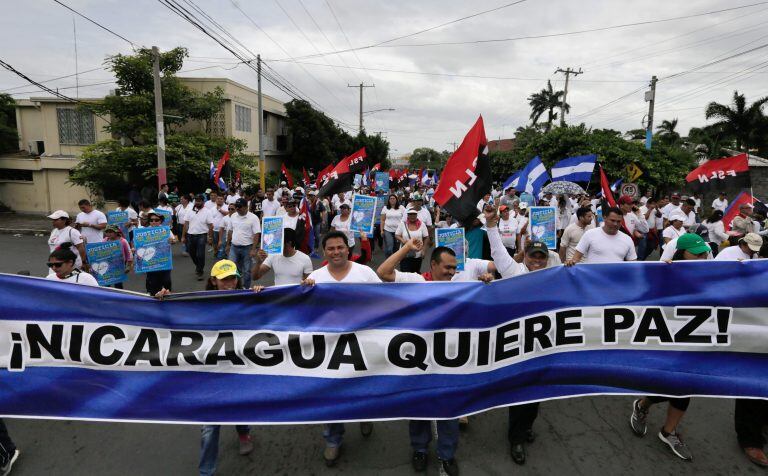 Estallido contra el gobierno con protestas y manifestaciones contra el presidente