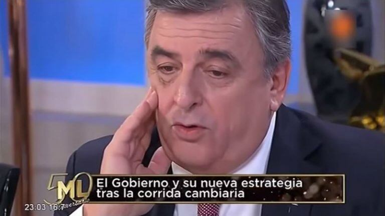 Mario Negri y un duro momento en La Noche de Mirtha.