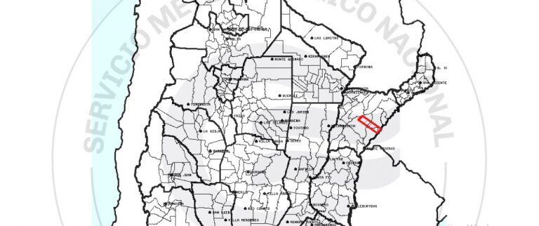 Alerta meteorológico por tormentas para el centro de Corrientes