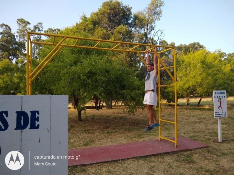 Circuito Saludable en el Vivero de Claromecó (prensa municipal)