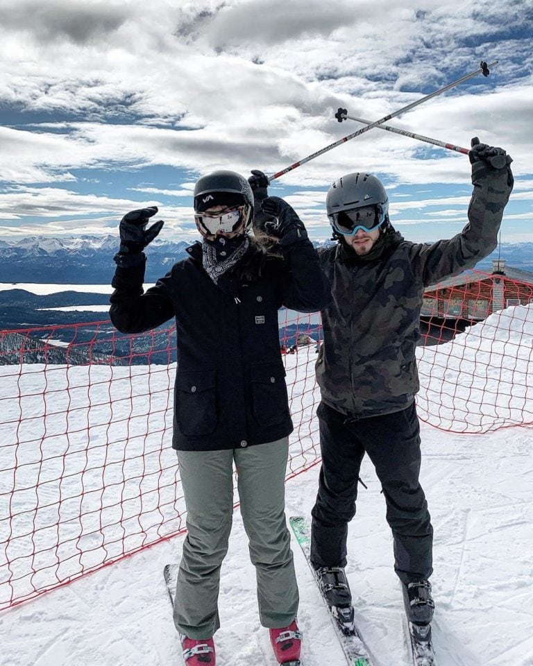 Albert Baró y Delfi Chaves en Bariloche (Foto:Instagram)