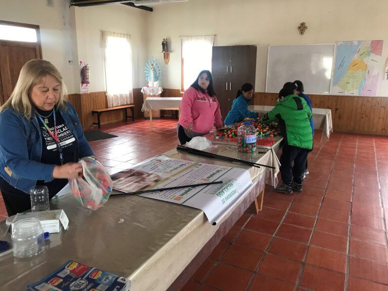 El grupo voluntario de la fundación Garrahan en el Corazón de la Isla