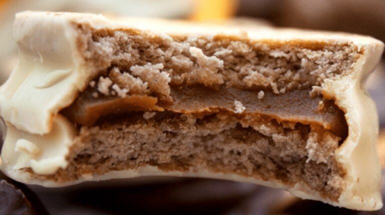 El alfajor que le rechazaron a Bruno. (Web)