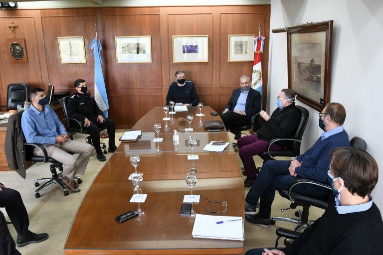 Presentaron a Claudio Romano en la Mesa de Coordinación Institucional de Seguridad.