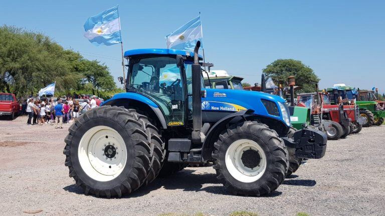 Tractorazo en Altos Fierro.