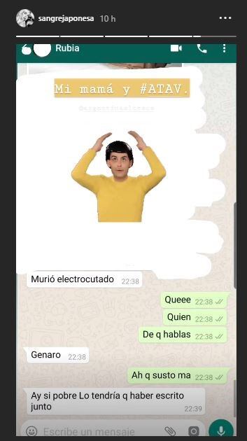 El desopilante chat entre la China Suárez y su mamá (Instagram/ sangrejaponesa)