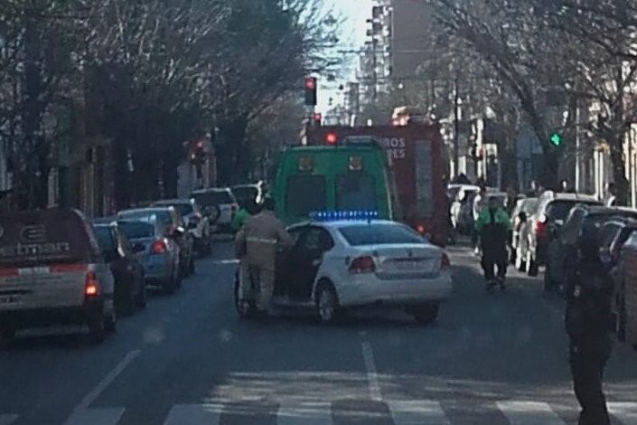 El accidente ocurrió el Mendoza al 3300.