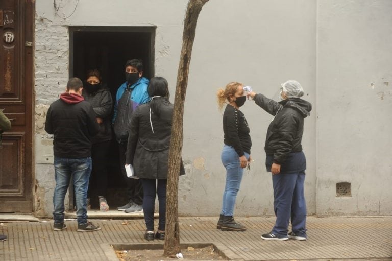 Operativo DetectAr en Balvanera (Foto: Clarín)