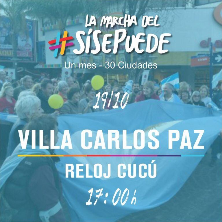 "Marcha del Millón" en Carlos Paz