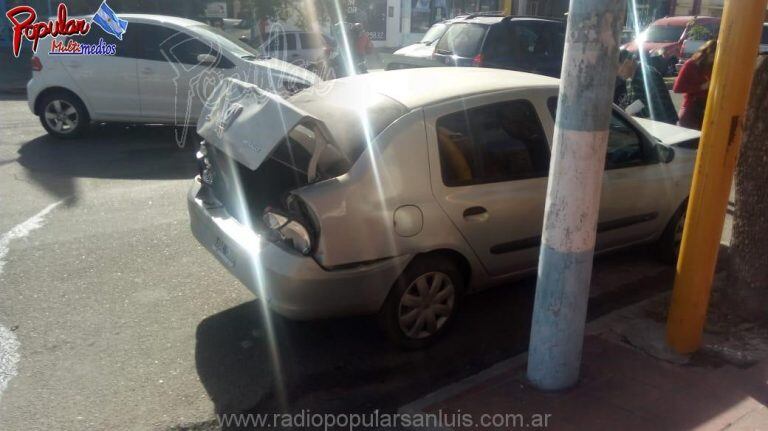 Afortunadamente solo produjo daños materiales.