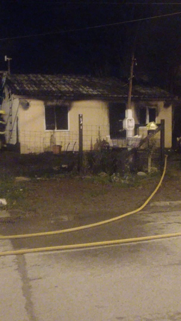 Incendio en una casa. Ushuaia.