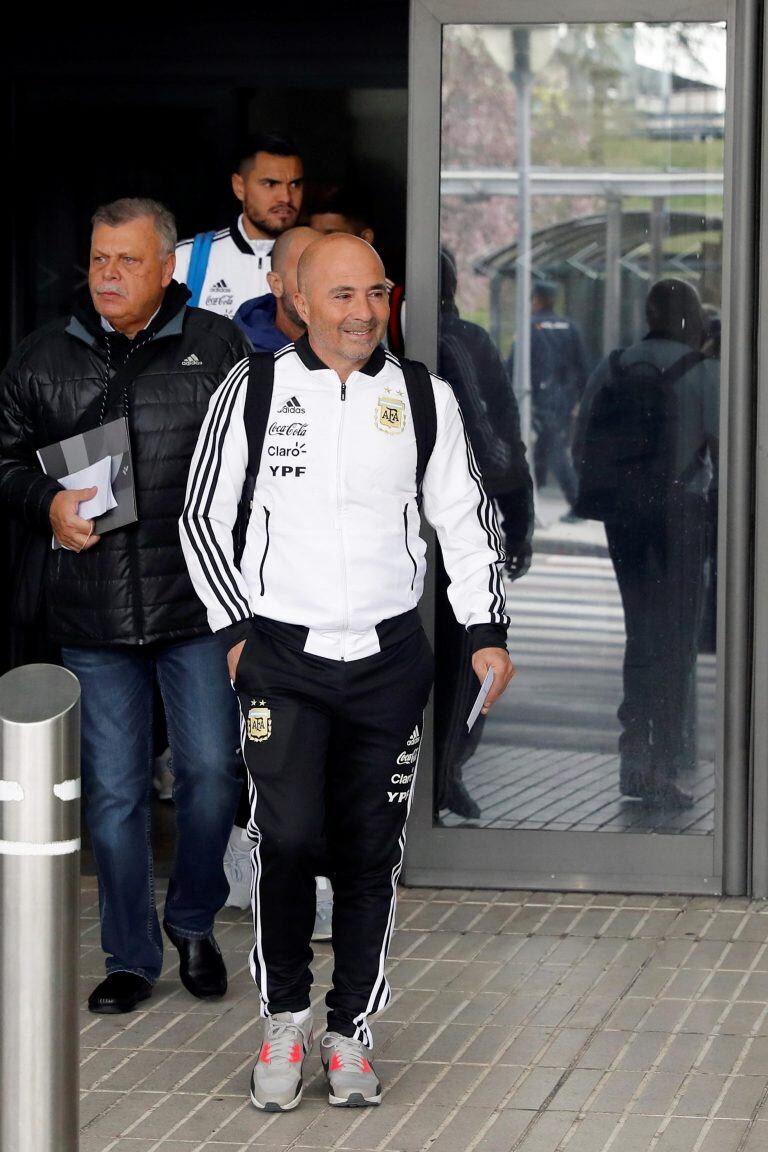 Jorge Sampaoli presenciará la final de la Copa del Rey entre Barcelona y Sevilla. EFE/Juan Carlos Hidalgo