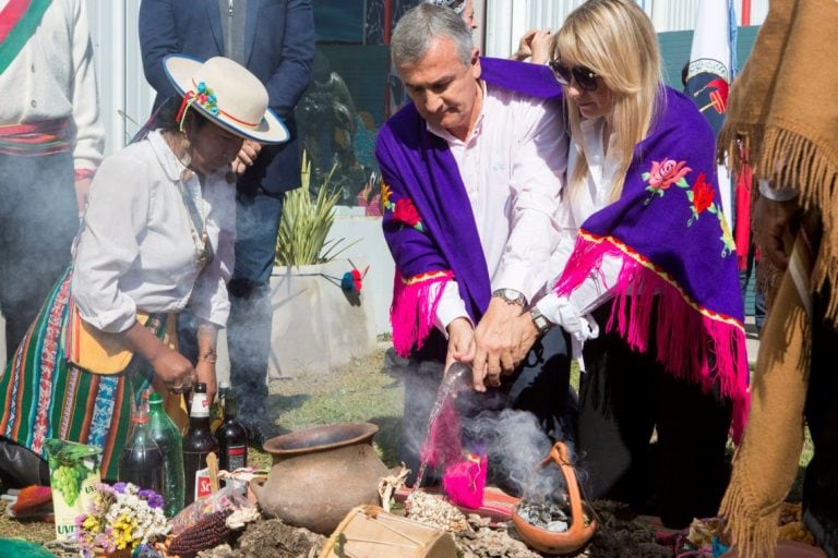 El gobernador Gerardo Morales encabezó por tercer año consecutivo la ceremonia en Tecnópolis.