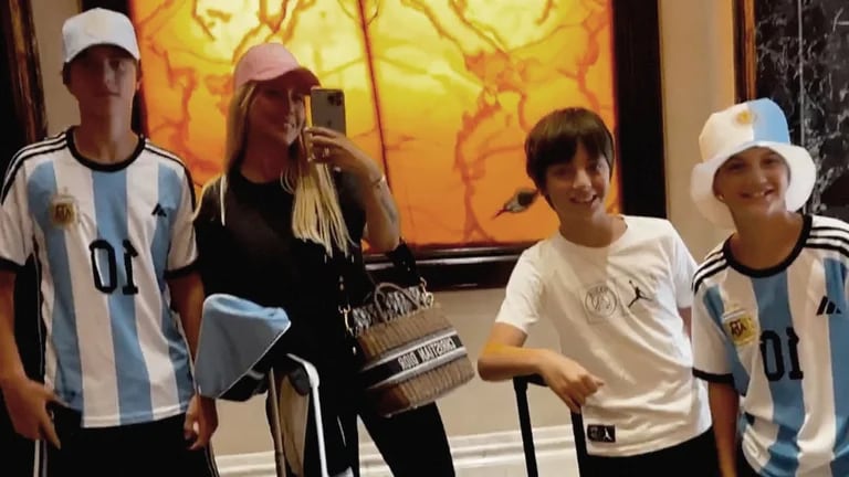 Wanda Nara y su viaje a Qatar