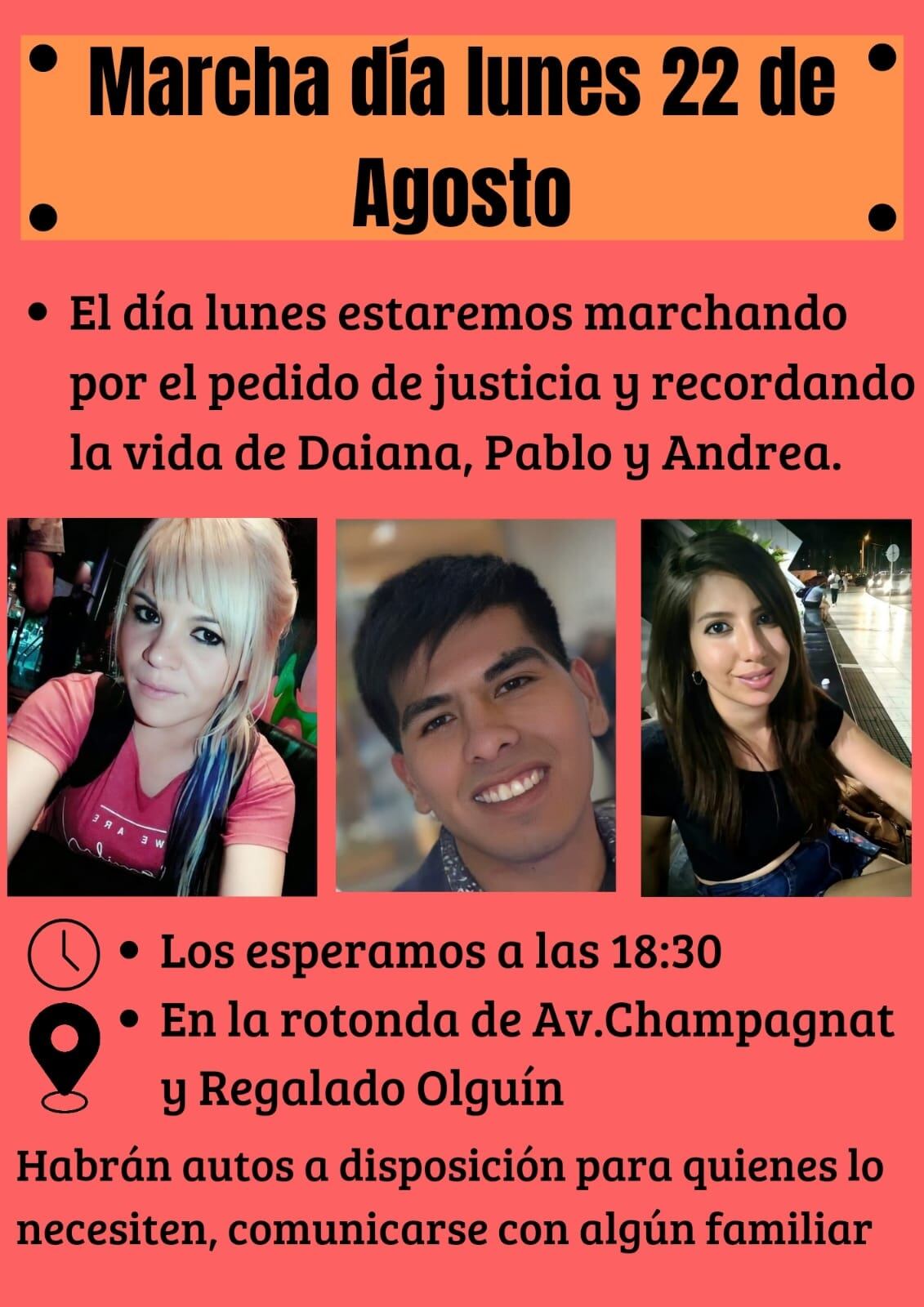 Marcha para pedir justicia.