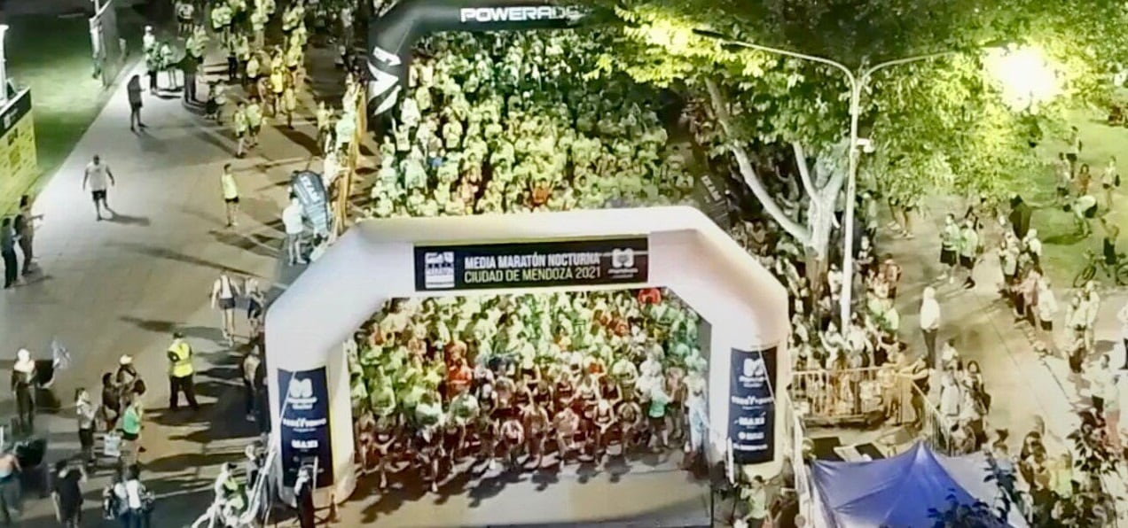 La Maratón Nocturna de Mendoza se correrá el 12 de noviembre próximo.