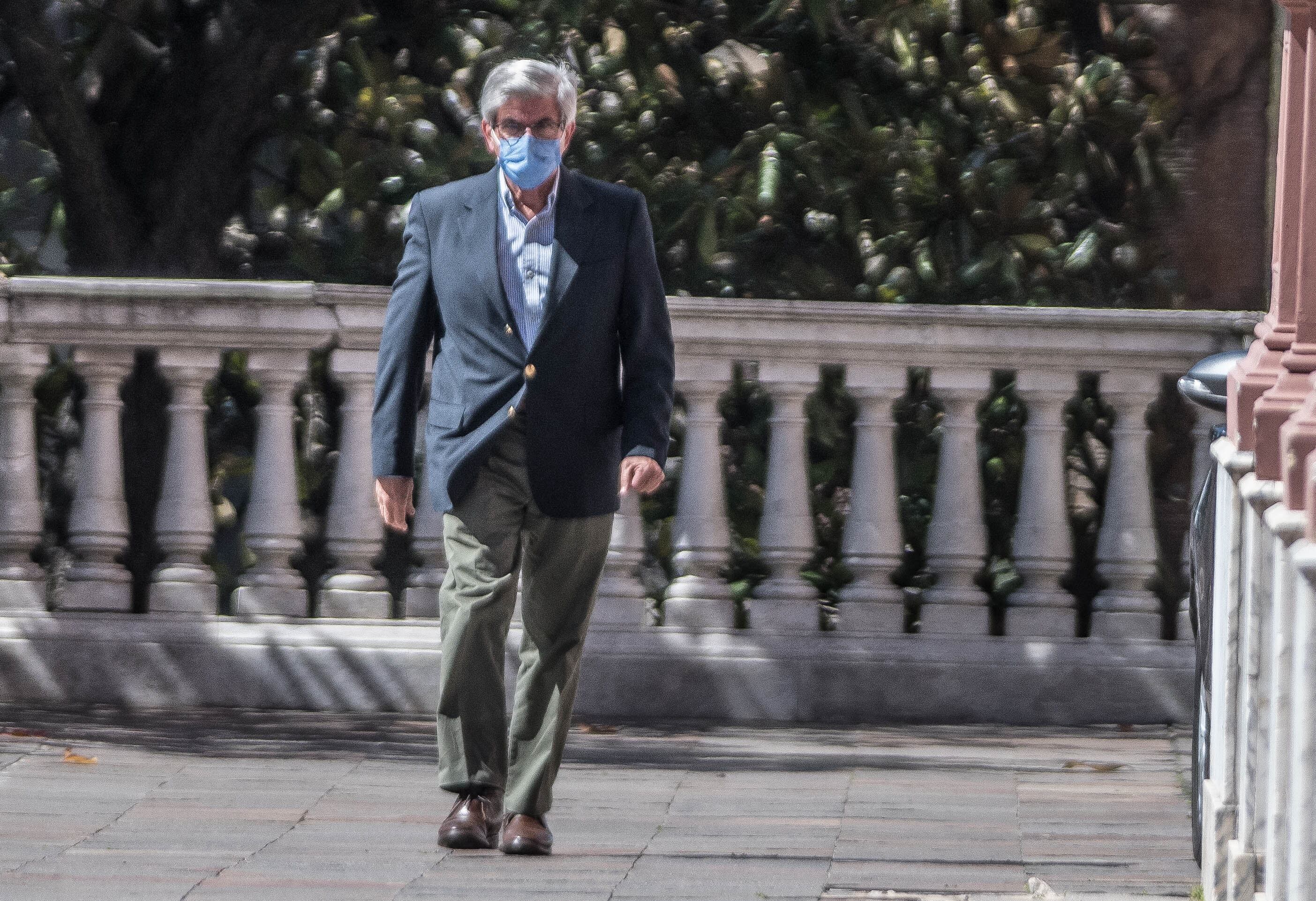 Alberto Iribarne ingresando a Casa Rosada Foto Federico Lopez Claro