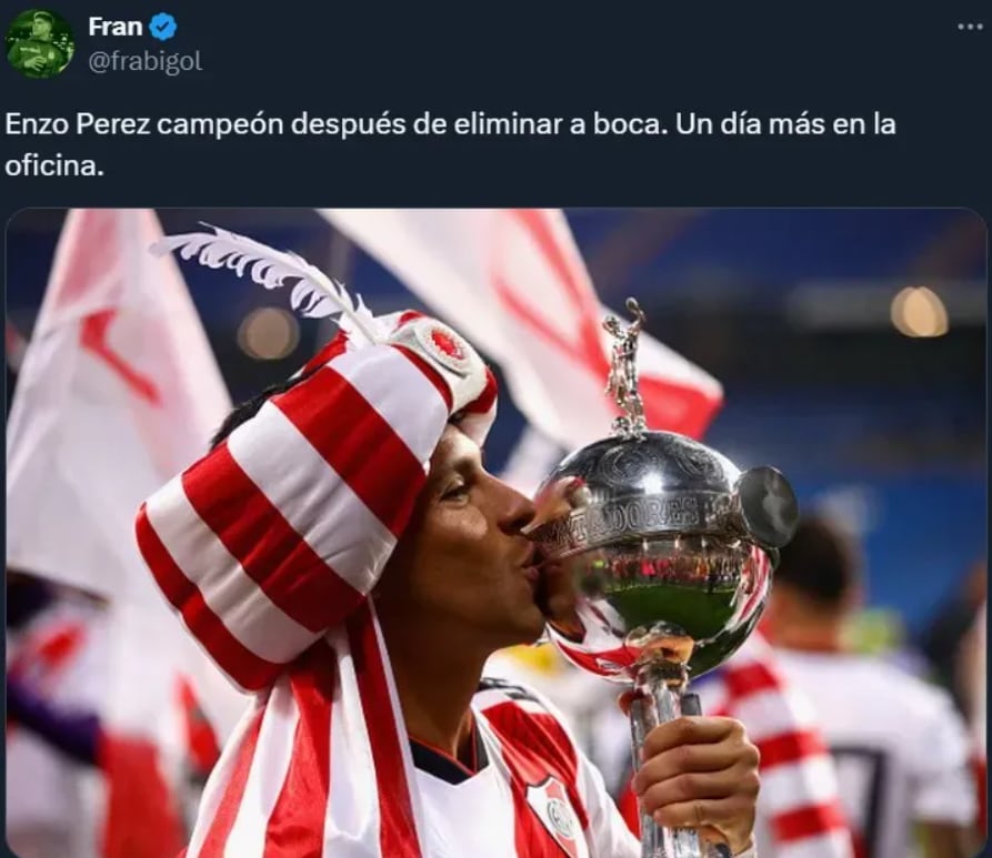 Enzo Pérez, uno de los jugadores más emblemáticos del Pincha.