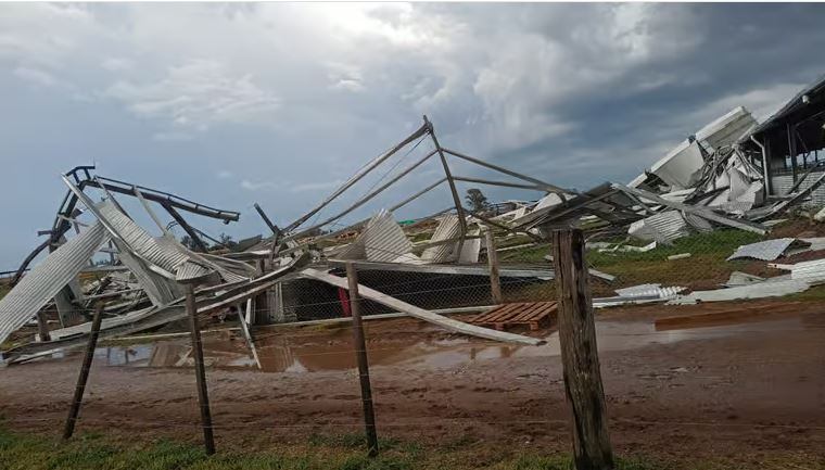 Temporal en La Francias, El Tío y en cercanías